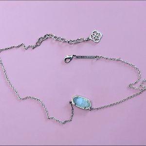 Kendra Scott - Necklace - white/gray stone